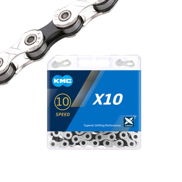 CADENA  X10 10s SILVER/BLACK