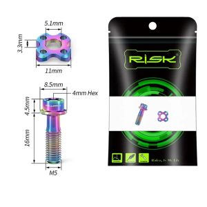 TORNILLOS C/ARANDELA TC4 - DESCARRILADOR 2PCS